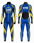 Combinaison Aero Red Black NTRB Racewears - vue avant et arrière