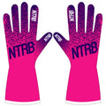 Gants de karting pluie unisexes – Rose synthétique