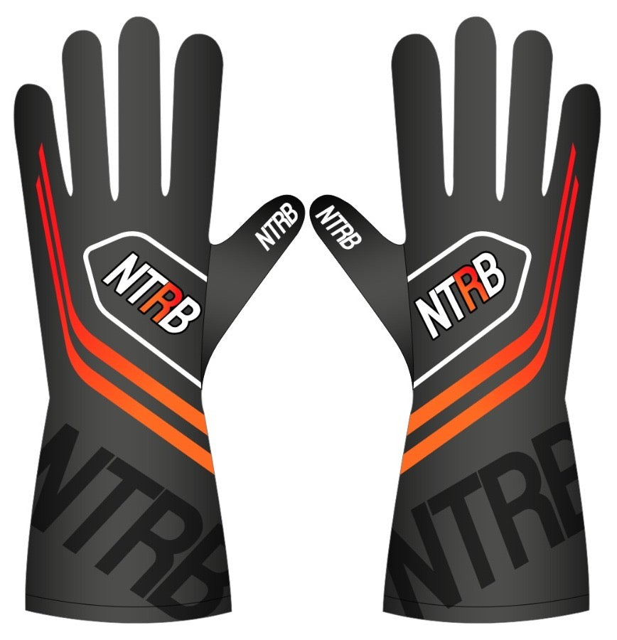 Gants de karting NTRB Racewears – Gris Carbone