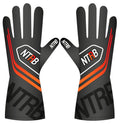 Gants de karting pluie – gris carbone, grip silicone