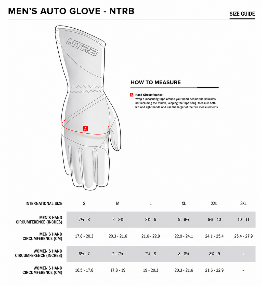 Gants de Karting NTRB Racewears – Gris Carbone & Orange Fire