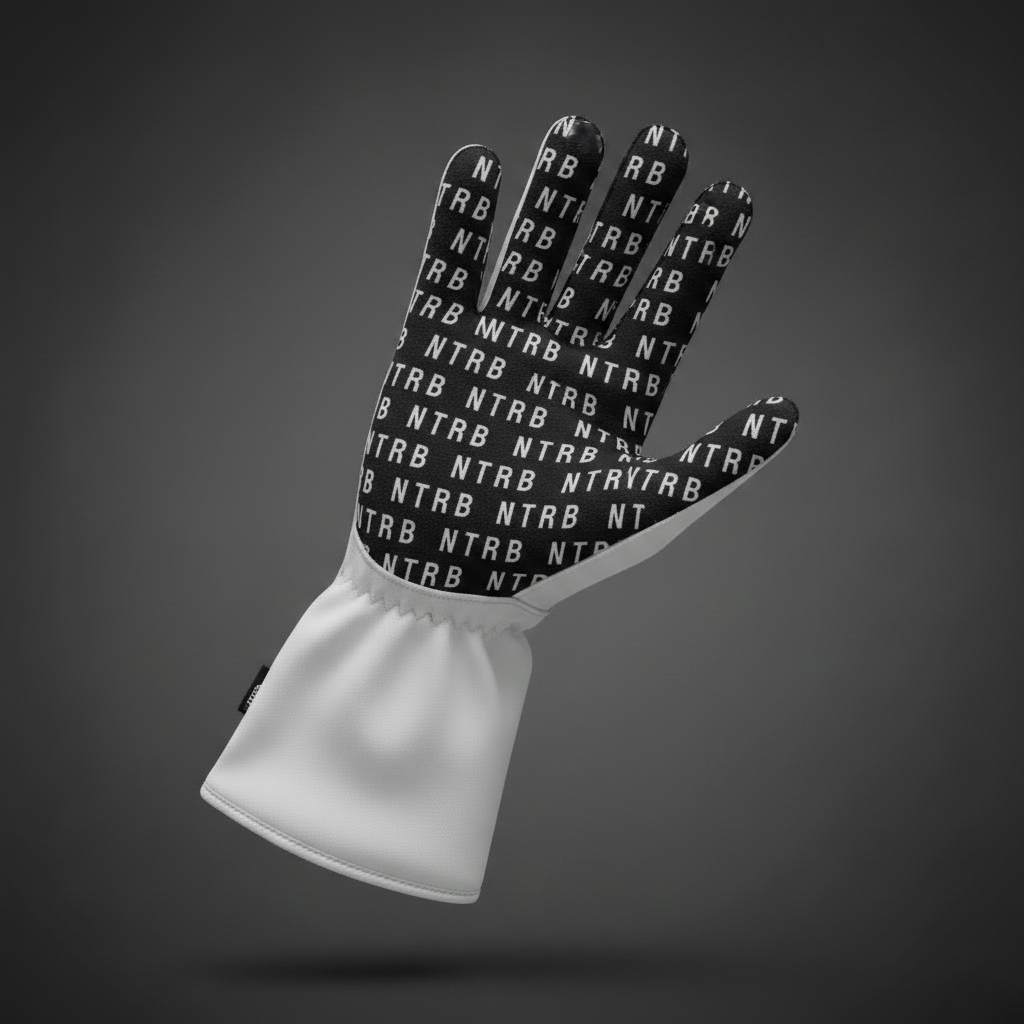 Gants NTRB Blanc - Vue grip