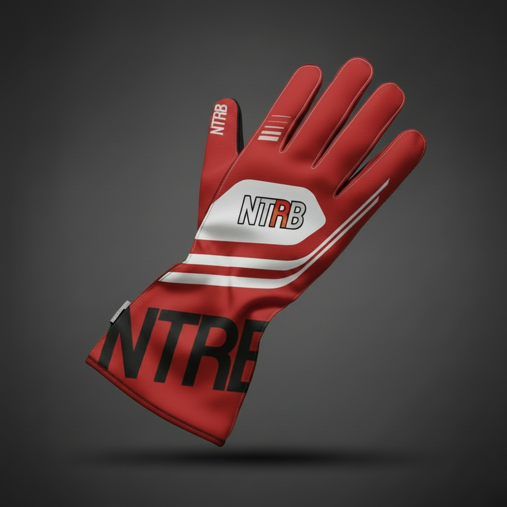 Gants NTRB Rouge - Dos